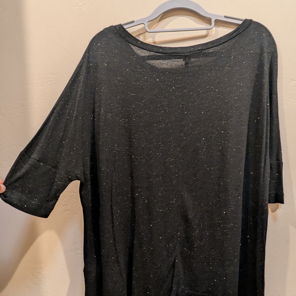 All Saints Pura Shimmer Tee ~ NWOT - Picture 9 of 13